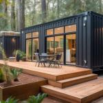 Lightweight Prefab Container House Affordable Shelter Eco Friendly Container Homes for sale