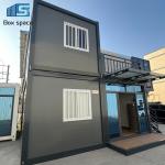 20ft X 20ft Two Storey Container Office With Roof Decking Home Office And Holiday House For Personal Use for sale