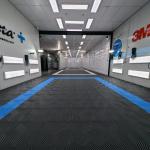 Stain Resistant Epoxy Parking Garage Flooring Squares Eco Friendly for sale
