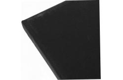China 20x25cm Pre Stretched Canvas Board Fivefold Primed 100% Cotton Black Canvas Boards supplier