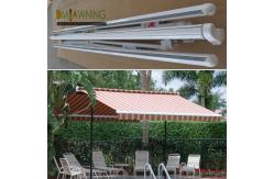 China Strong double side retractable awning,free standing awnings, awning with rain channel supplier