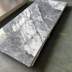 Bamboo Charcoal Wood Veneer Wall Panel UV Coating WPC Metal Board for sale