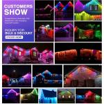30mm Dia Outdoor LED String Light Ip65 Wifi Control For Christmas