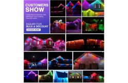 China 30mm Dia Outdoor LED String Light Ip65 Wifi Control For Christmas supplier