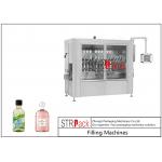 Shower Gel Liquid Soap Automatic Bottle Filling Machine Double Servo Motors Control for sale