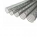 PVC Plastic binding Single Loop Spiral Coil 9/16'' For Document Binding for sale