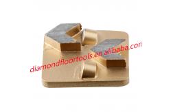 China Redi Lock PCD Double Arrow Segments Diamond Coating Removal Pad supplier