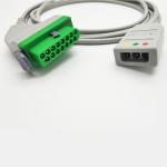 Fukuda Denshi 3 5 Lead TPU 15 Pin Ecg Trunk Cables for sale