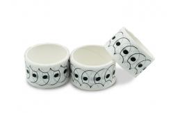 China 15mm Heat Resistant White Pattern Washi Tape Stickers supplier