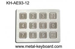 China Rugged Stainless Steel Numeric Industrial Keypad in 3 x 4 Matrix 12 Keys supplier
