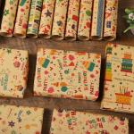 Recyclable Gift Packing Kraft Paper Roll CMYK Color For Gift Wrapping for sale