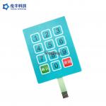 PET Polyester Flat Membrane Switch , Custom Tactile Membrane Keypad for sale