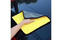 China Microfibre Reusable Auto Detailing Towels For Car Wash Cleaning supplier