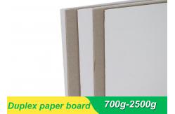 China Duplex board paper laminated with grey board 700gsm 1mm supplier