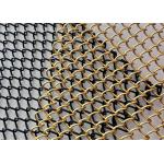 Aluminum Metal Mesh Drapery , Safety Curtains With Different Tracks for sale