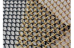 China Aluminum Metal Mesh Drapery , Safety Curtains With Different Tracks supplier