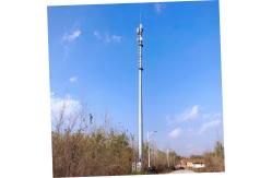 China 80m Monopole Telecommunications Tower For Broadcasting supplier