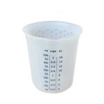 Heat Resistant Silicone Kitchen Tool Measuring Cups 500ml 16oz Custom Scale for sale