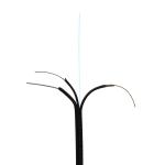 White Lead In FTTH Butterfly Drop Fibre Cable , Fiber Optic Drop Cable For Home Network for sale