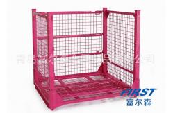 China ISO RAL Galvanised 110kg 4 Layers Stackable Steel Wire Cages supplier