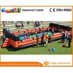 Customized Inflatable Sports Games Football Arena Court Indoor Soccer Field for sale