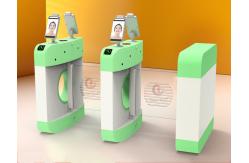 China Children TCP / IP Automatic Flap Barrier Turnstile Door Pedestrian Anti Pinch supplier