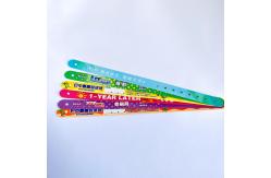 China Waterproof PVC Wristbands Custom Logo for Your Business Needs and Wet Environments supplier