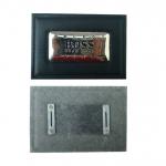 Debossed Custom Leather Labels , Personalized Clothing Labels Monogrammed