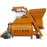 Simple Fast  Js1000 Small Concrete Mixer Machine Cycloidal Needle Motor