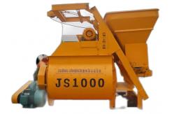 China Simple Fast  Js1000 Small Concrete Mixer Machine Cycloidal Needle Motor supplier