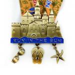 Personalized 3D Custom Sports Medals Gold Medal Event With Logo Embossed for sale