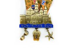 China Personalized 3D Sports Events Custom Gold Medals With Logo Embossed supplier