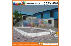 China PVC Transparent Inflatable Pool Cover Tent Swimming Pool Cover Shelter supplier