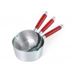 PFOA Free Marble Nonstick Coating 4mm Aluminium Milk Pot for sale