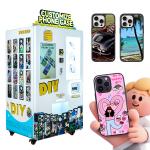 Customizable Cell Phone Case Printing Kiosk With CE Certification Chinese Language Options for sale