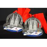 Germany Carnival Gifts Metal Awards And Medals 3D Effect With Glitter Colors for sale