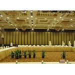 Operable Door MDF HPL Melamine Foldable Partition Wall For Meeting Room for sale
