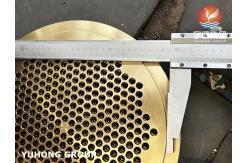 China Naval Brass C46400 Tubesheet B171 Cuzn36sn1 For Marine Heat Exchanger supplier
