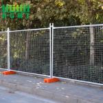 Construction Site Temporary Security Wire Mesh Fence With American Chain Link Panels
