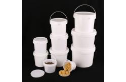 China White Plastic Food Storage Bucket with T/T Payment Method supplier