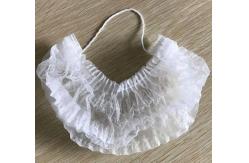 China Machine Made Custom Beard Nets Personal Logo Printing With Elasticated Clip supplier