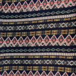 Custom Digital Block Geometric Printed Woven Fabrics 150cm Width
