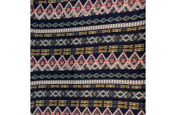 China Custom Digital Block Geometric Printed Woven Fabrics 150cm Width supplier