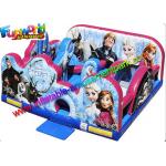 0.55mm PVC Tarpaulin Inflatable Obstacle Game Frozen Toddler Town for Outdoor Play for sale