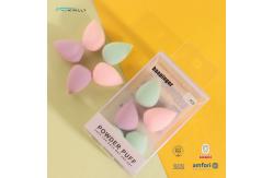 China Customized Makeup Sponges Set 7PCS OEM Non Latex Microfiber Material supplier