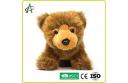 China No Phthalates Cute Style Realistic Brown Baby Grizzly Bear Stuffed Toy supplier