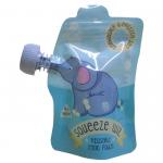 Reusable Baby Food Spout Pouches Food Drink Juice Milk Container Sealable Bags for sale
