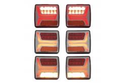 China Customized Trailer Lighting Kit 4.2V Magnetic Tail Lights For Trailer supplier