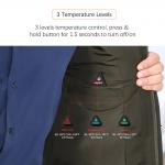 Electric Rechargeable Heated Clothes Heated Jacket For Men With Battery Pack