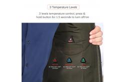 China Electric Rechargeable Heated Clothes Heated Jacket For Men With Battery Pack supplier